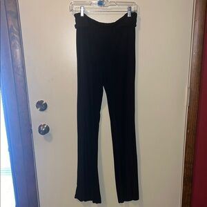 Princess Polly Black Flare Leggings